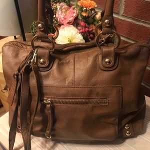Linea Pelle Dylan Large Speedy Leather Satchel